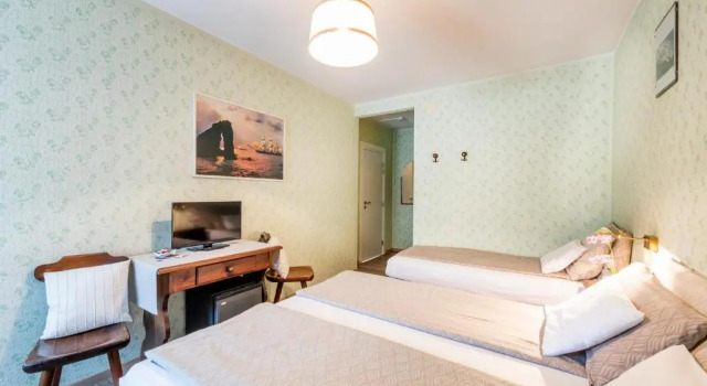 Трёхместный номер Standard с видом на горы Albergo Ristorante Svizzero