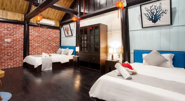 Семейный номер Deluxe An Bang Stilt House Villa