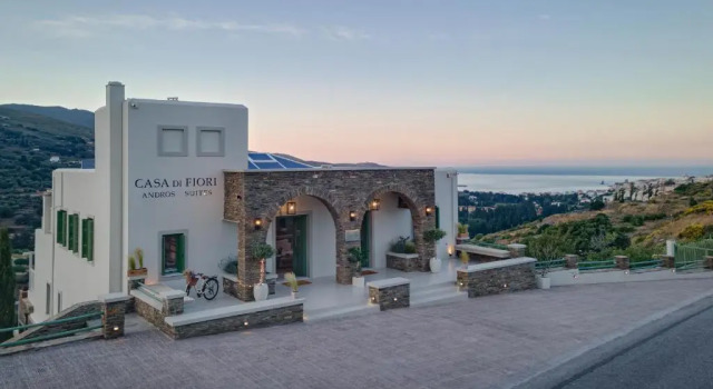 Люкс Superior с видом на море Casa Di Fiori Andros Suites