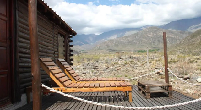 Cabañas Aventurados, Book Hotel Hoteller i Potrerillos med parkering, Parkering