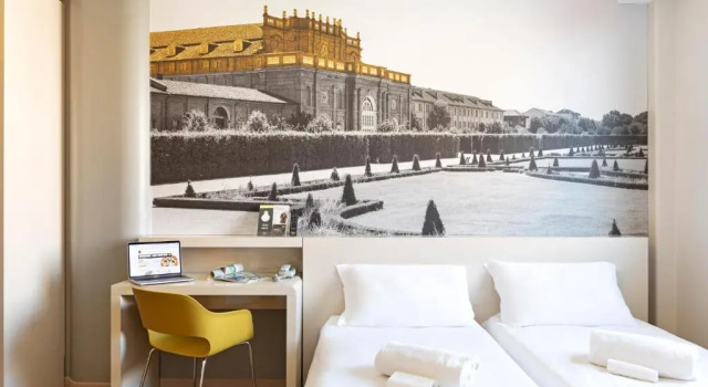 Двухместный номер Accessible B&B HOTEL Torino Orbassano