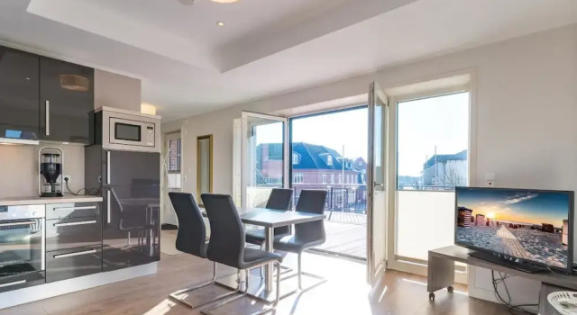 Altstadt Villa  Wohnung 5 Langeneß, Забронировать Вилла Виллы Боркум, рядом с Drachensport, Вилла
