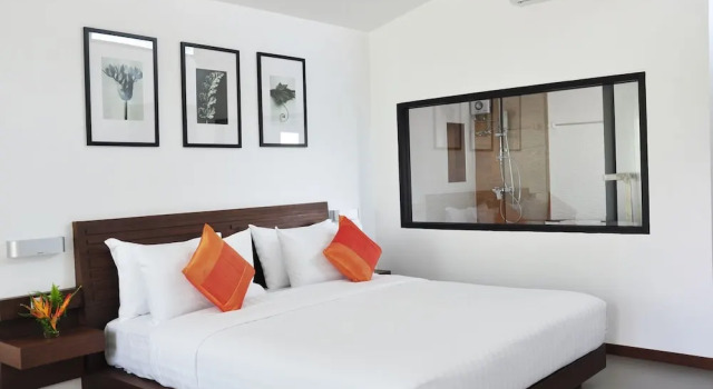 Двухместный номер Deluxe с балконом и с видом на сад Family House Zen Boutique Resort