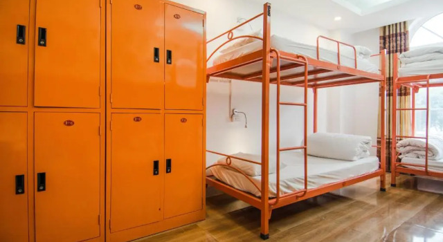 Кровать в общем номере Hanoi Central Backpackers Hostel
