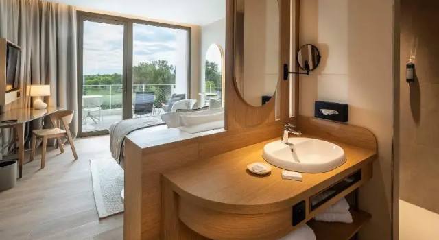 Двухместный номер Deluxe с балконом Hôtel Horizon Resort Massane & Spa