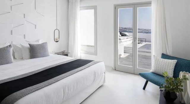 Люкс Executive с видом на море Nimbus Mykonos