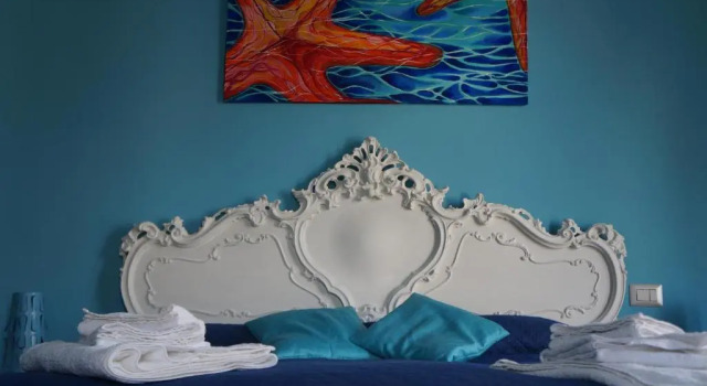 Четырёхместный номер Standard с балконом и с видом на море B&B occhi di mare