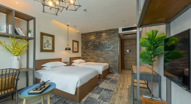 Двухместный номер Luxury Shanghai Vintage Hotel Disneyland Branch