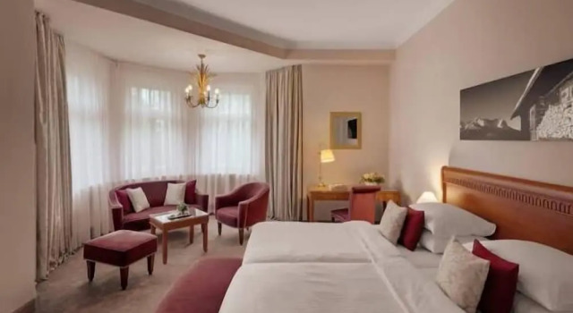 Двухместный номер Deluxe с балконом и с видом на горы Grand Hotel Sonnenbichl