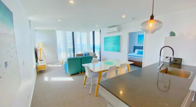 Апартаменты c 1 комнатой с видом на океан Boardwalk Burleigh Beach - Official