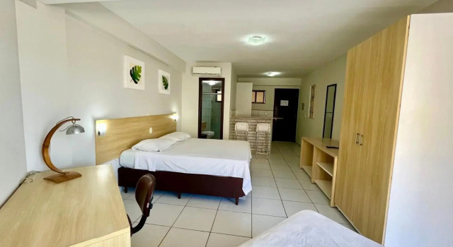 Marsallis Flat 305 Praia - Nbi - Ponta Negra, Rezervovat Hotel Wellness hotely v Bahia, SPA