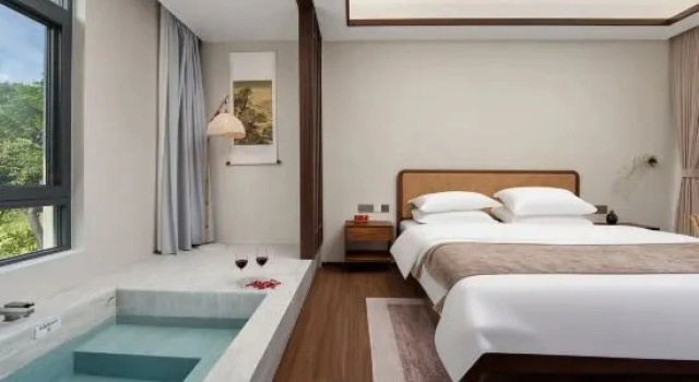 Люкс Yixing Xianyinju Private Hot Spring Homestay