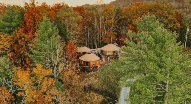Sky Ridge Yurts, Buchen Sie Hotel Bryson City Great Smoky Mountains