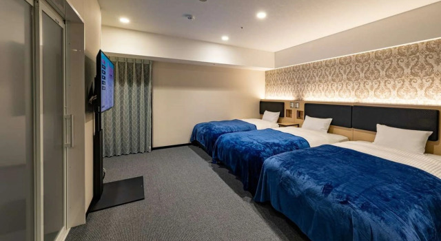 Трёхместный номер Standard Green Rich Hotel Kobe Sannomiya