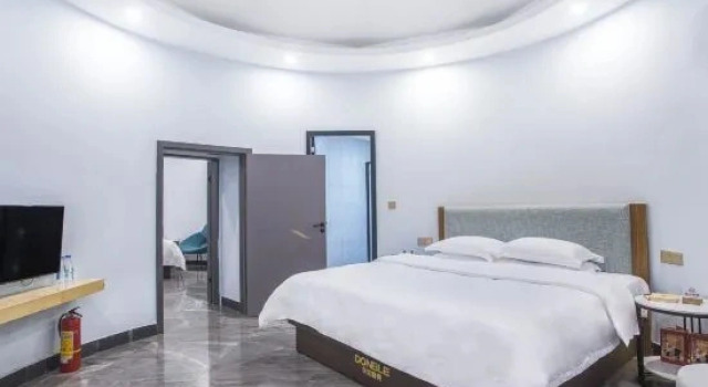 Семейный тент с 2 комнатами с видом на внутренний двор Xiangcun Siyue Guesthouse