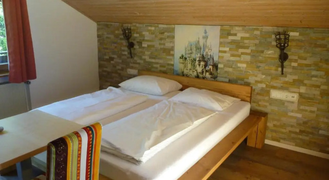 Студия с балконом и с видом на озеро Gästehaus Guggomos "Das Allgäustyle"