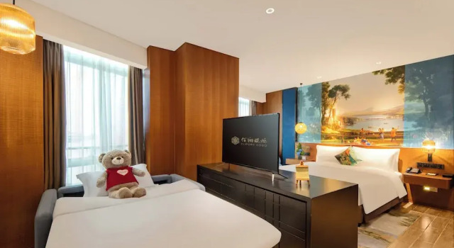 Трёхместный семейный номер Standard Xiamen Gaoqi Airport Fliport Coso Hotel