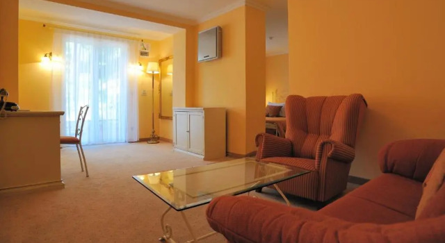 Люкс с балконом и с видом на море Hotel Solitudo