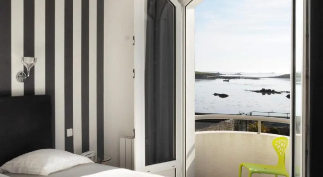 Двухместный номер Standard с балконом Logis le Castel Ach