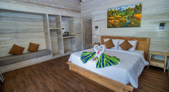 Blue Sky Villa Ceningan by ABM, Rezerwuj Willa Domki letniskowe w Bali, Domek