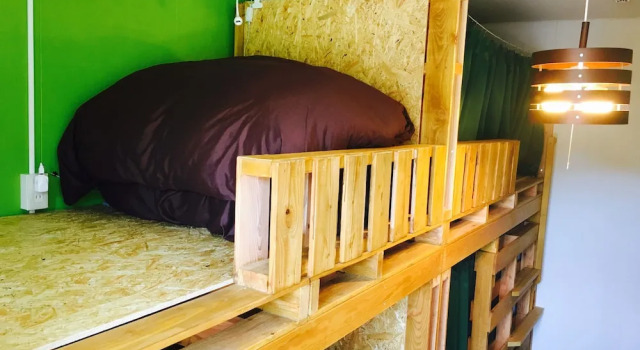 Кровать в общем номере Kikkake Green and Mt.Fuji - Hostel