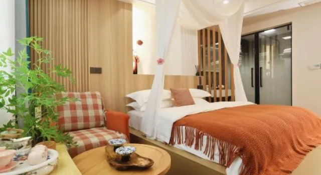 Люкс Business с 3 комнатами Zhuhai Bamboo Sea Courtyard, Weinan