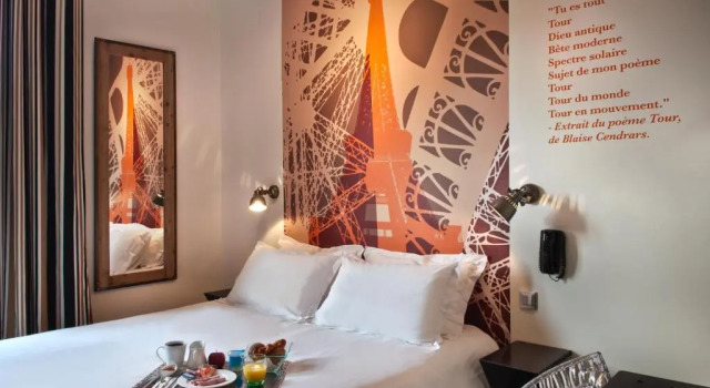 Двухместный номер Superior Hotel Alpha Paris Eiffel by Patrick Hayat