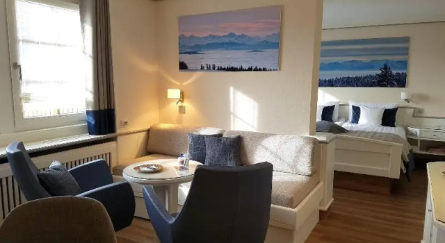 Двухместный люкс Bio- und Wellnesshotel Alpenblick