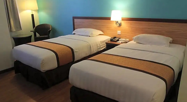 Трёхместный номер Deluxe с красивым видом из окна TD Lodge Kota Belud