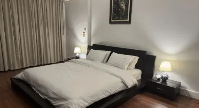 Кровать в общем номере с 3 комнатами Classic style 3 bedrooms Zamalek apartment