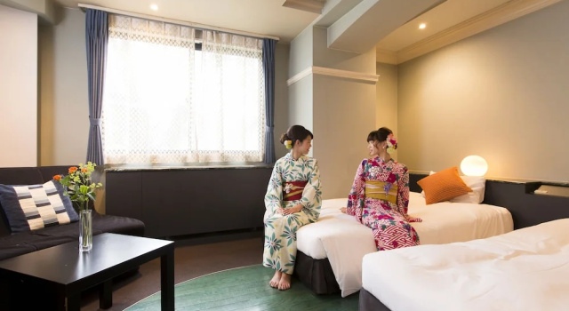 Двухместный номер Deluxe Hotel In Kyoto Sasarindou