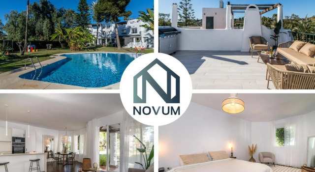TOP RENOVATED 3-BDRM TOWNHOUSES with POOL, BBQ & ROOFTOP TERRACES, Забронировать Отель Марбелья Коста-дель-Соль, рядом с Поле для гольфа Los Naranjos