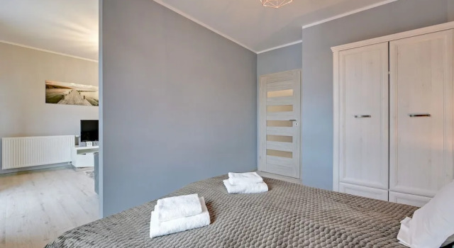 Люкс Classic c 1 комнатой с балконом Nowa Motława SPA, Pool, Gym by Downtown Apartments