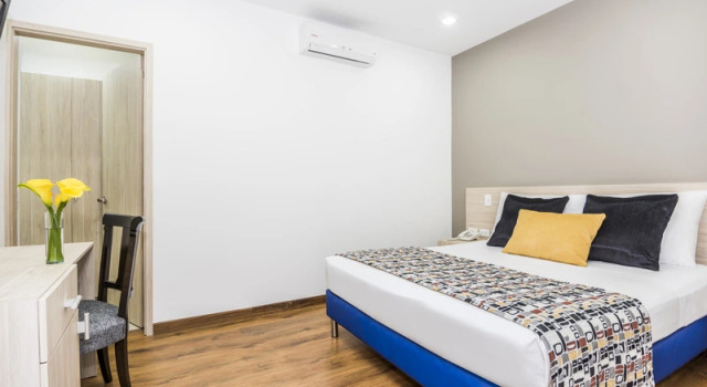 Номер Standard с красивым видом из окна Hotel Asturias Medellin