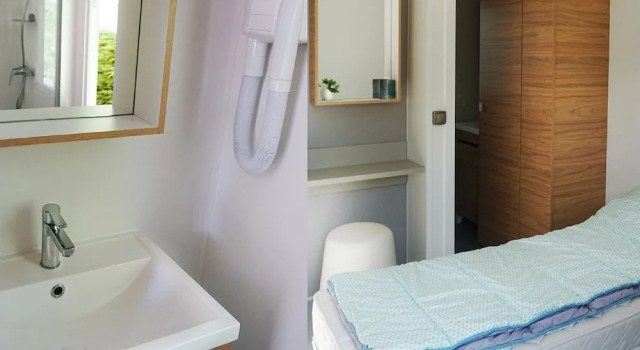 Luxury Mobile Home With Wooden Terrace in Beautiful Normandy, Забронировать Отель Участки высадки Нормандии Нижняя Нормандия