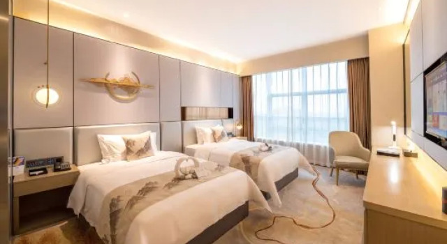 Семейный люкс Deluxe с 2 комнатами с видом на город Qingyuan Argyle Hotel