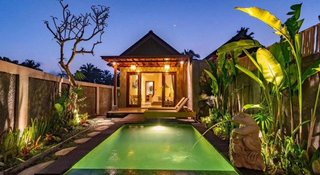 Shankara Villa Ubud by Dhananjaya Hospitality, Rezervovat Vila Chaty v Bali, Chalupa