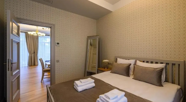 Апартаменты с 3 комнатами с балконом Roze Kūrmājas Residence