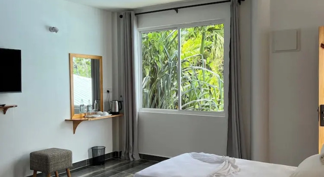 Habitación doble De lujo con vista a la ciudad Ramzu Villa Thoddoo