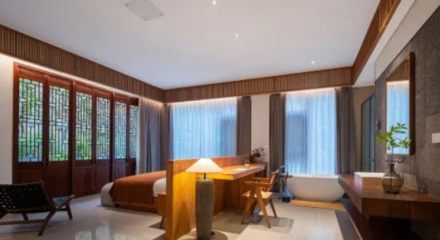 Люкс с видом на внутренний двор Youtangu Holiday Hotel (Huangshan Huizhou)