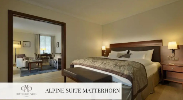 Люкс Alpine с видом на Маттерхорн Mont Cervin Palace