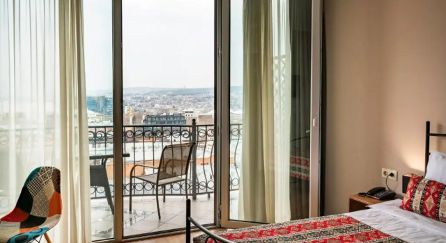 Camera doppia Deluxe con balcone Hotel Flower