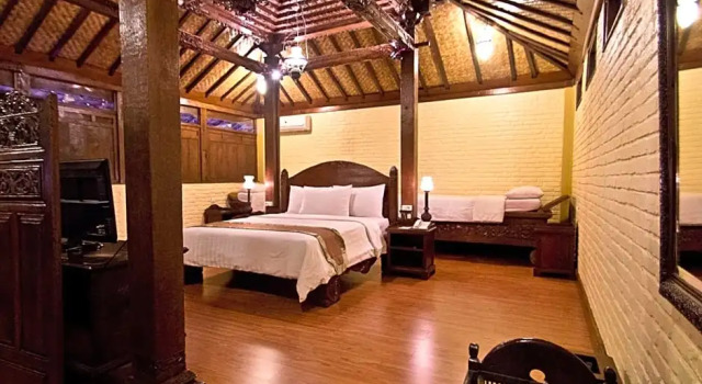 Suite mit Balkon und mit Blick De Batara Hotel