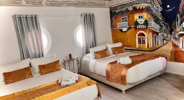 Четырёхместный номер Deluxe Hotel Boutique Callecitas de San Diego