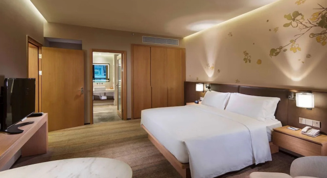 Люкс Deluxe c 1 комнатой Hilton Garden Inn Shiyan