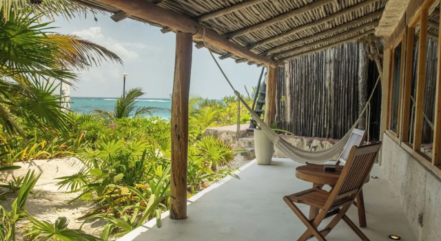 Номер Standard с балконом и с красивым видом из окна Hotel Pocna Tulum