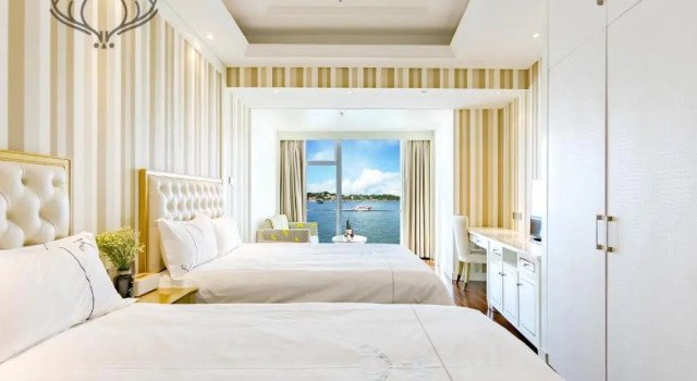 Двухместный номер Deluxe с видом на море Xiamen Twin Tower Sea View Apartment