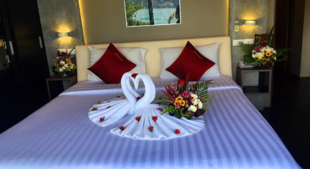 Апартаменты с 2 комнатами с видом на море The Front Hotel and Apartments