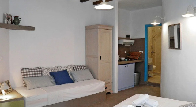 Трёхместный номер Standard с балконом и с видом на море Aegean Eye Apartments