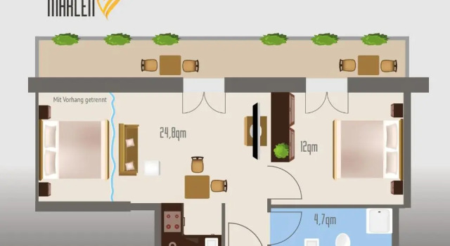 Апартаменты Hotel Residence MaVie